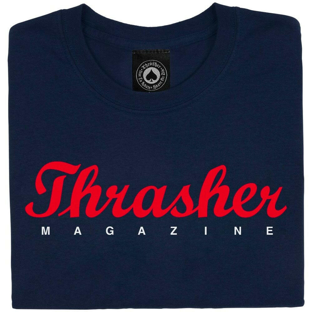 Thrasher - Script Tee Navy.