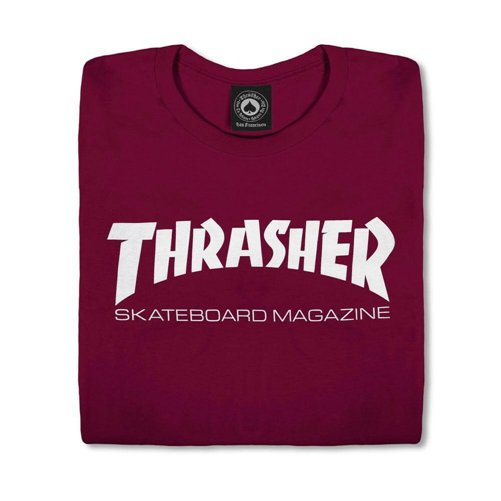 Thrasher - Girls Skate Mag Tee Maroon.