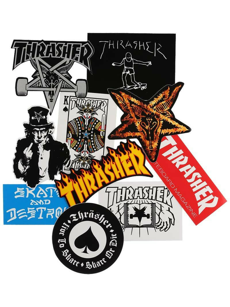 Thrasher - 10 Sticker Pack.