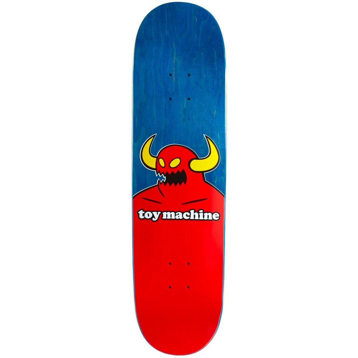 Toy Machine Monster Blue Skateboard Deck.