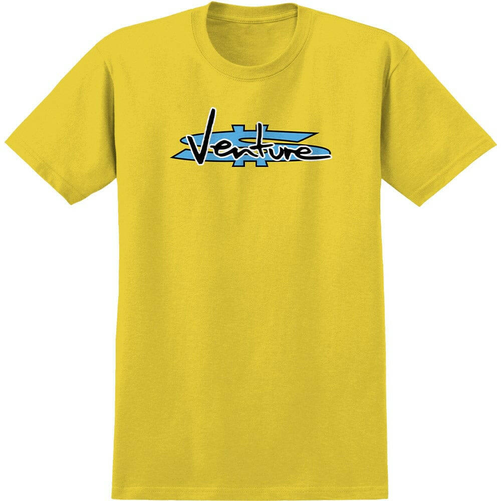 Venture - Paid Tee Yellow/Blue/Black.