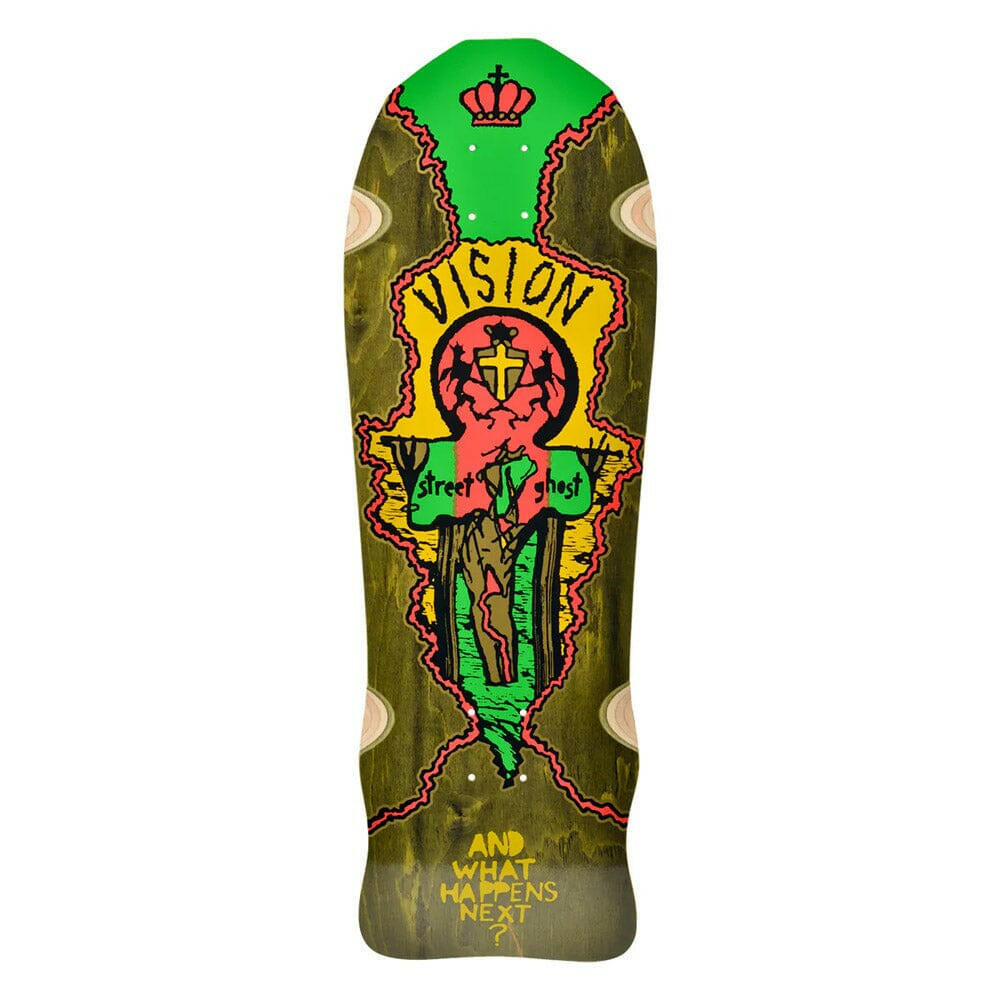 Vision - Street Old Ghost 9.75 Reissue Skateboard Deck.