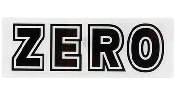 Zero - Bold 6" Sticker.