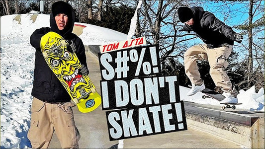 Asta Skates the Roskopp Reissue in 9º Freezing Weather & Snow | S%!# I DON'T SKATE, EP 4