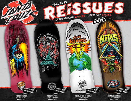 Santa Cruz Fall 2025 Reissues.