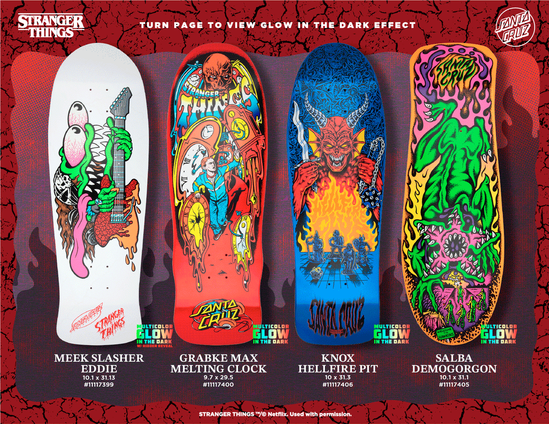 Santa Cruz X Stranger Things.