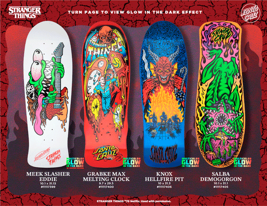 Santa Cruz X Stranger Things.