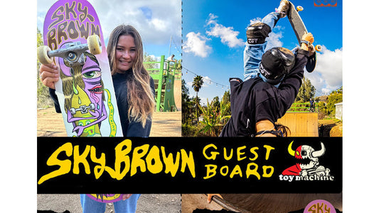 SKY BROWN GUEST BOARD FOR TOY MACHINE.