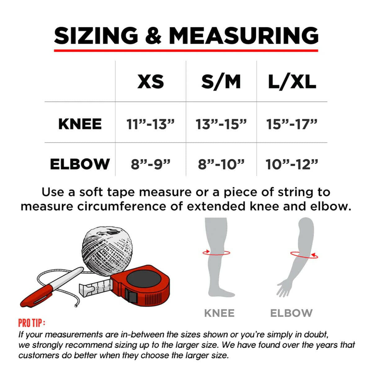 187 - X Independent Knee & Elbow Combo Pack.