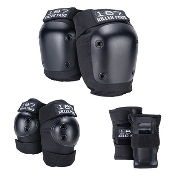 187 Killer Pads Six Pack Junior Black