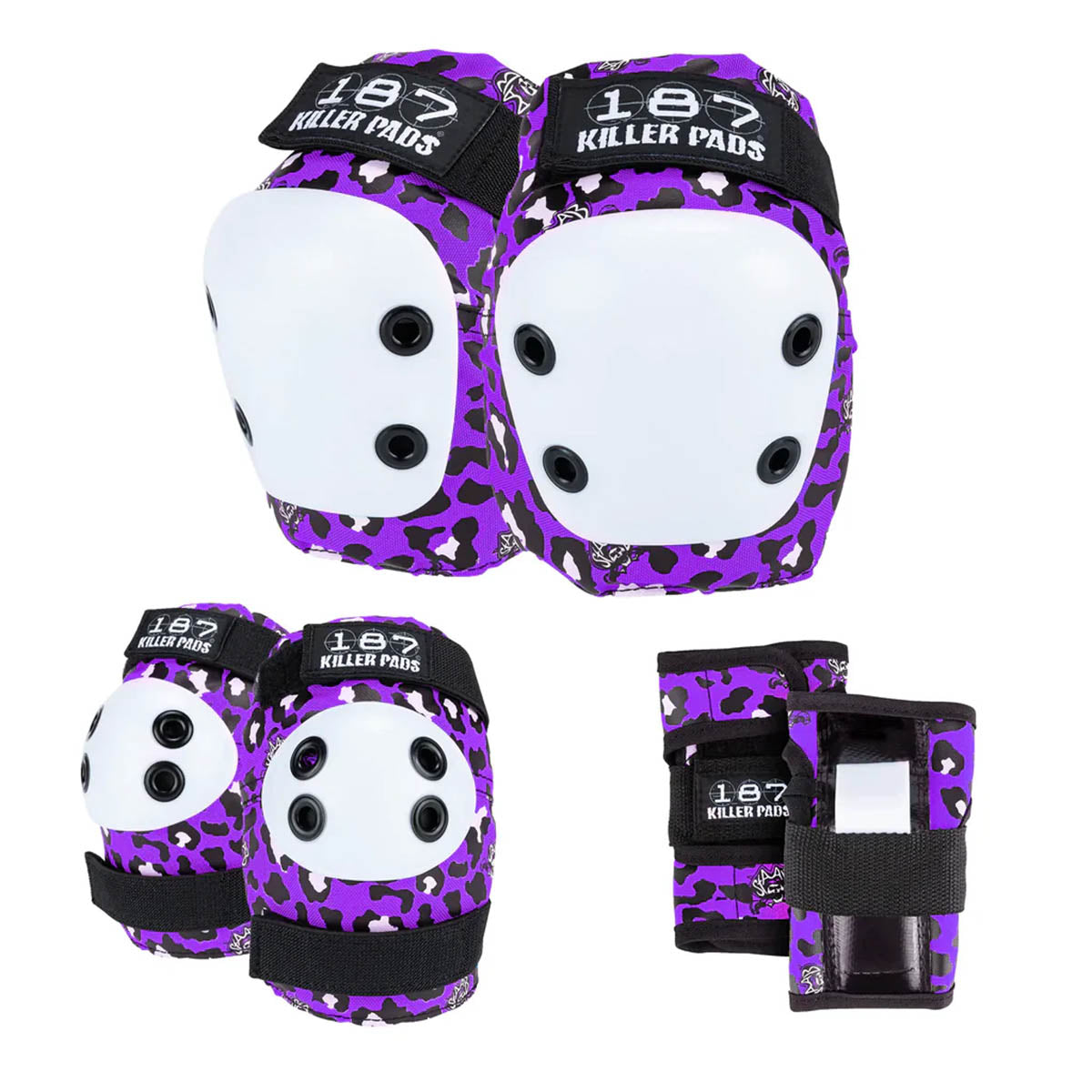187 Killer PadsJunior Six Pack Pad Set Staab Purple