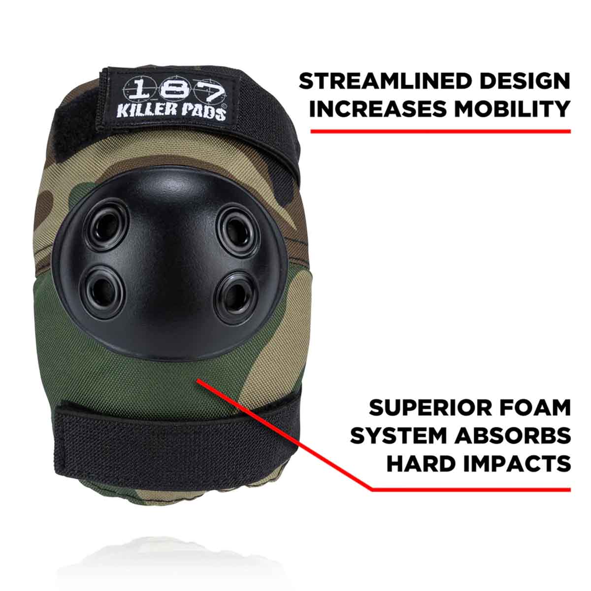 187 Pre-K Six Pack Pad Set Camo Elbow