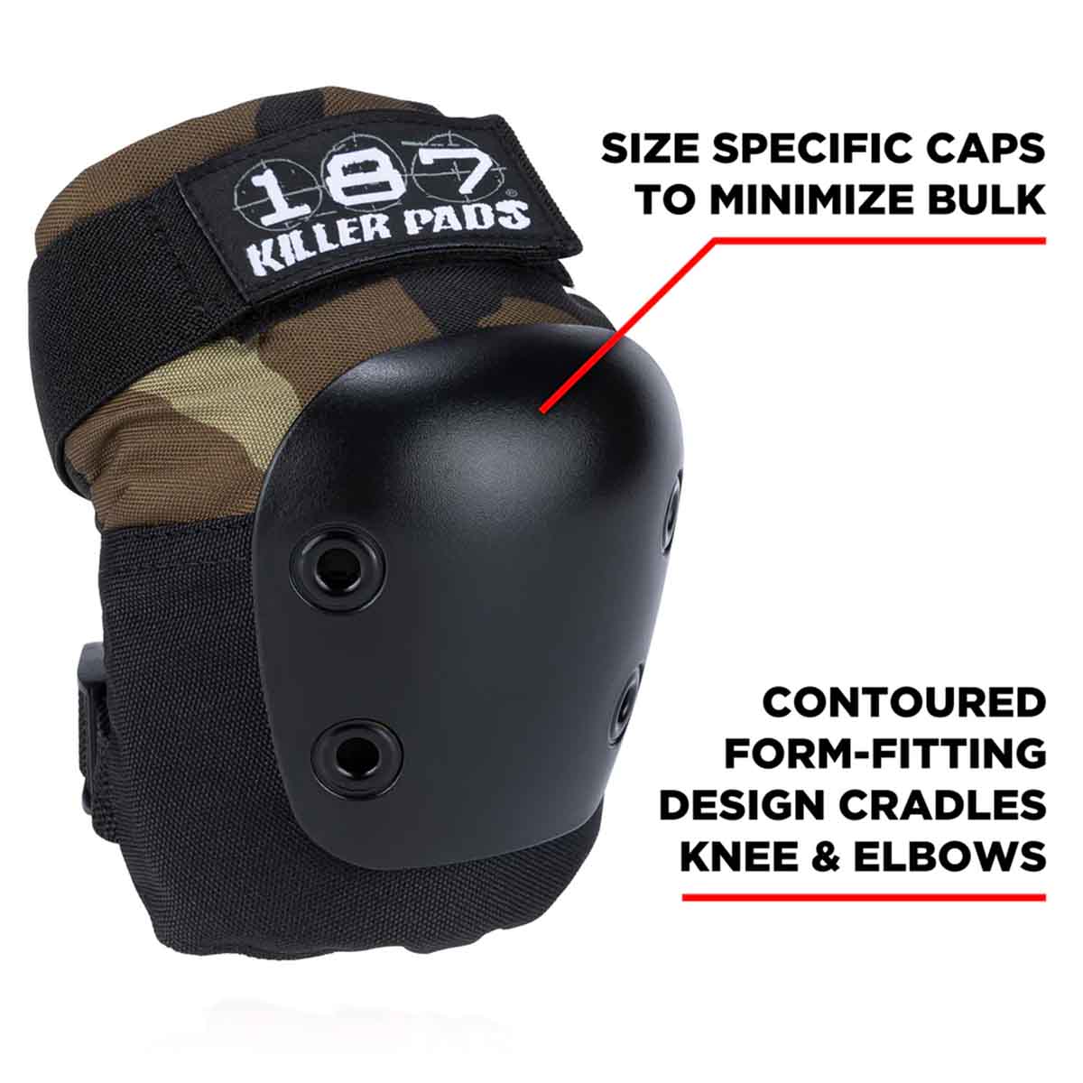 187 Pre-K Six Pack Pad Set Camo Knee