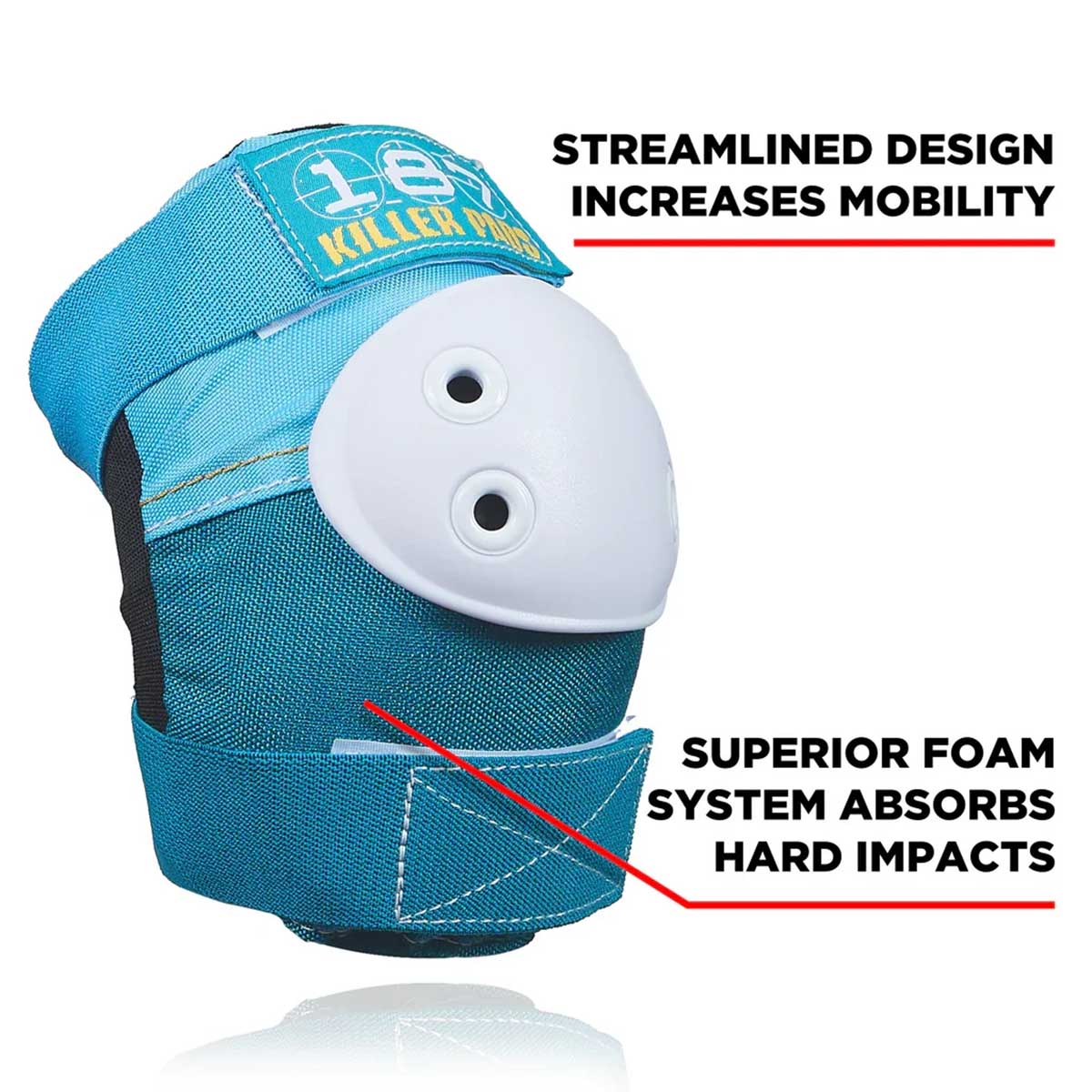 187 Junior Six Pack Pad Set Teal Elbow