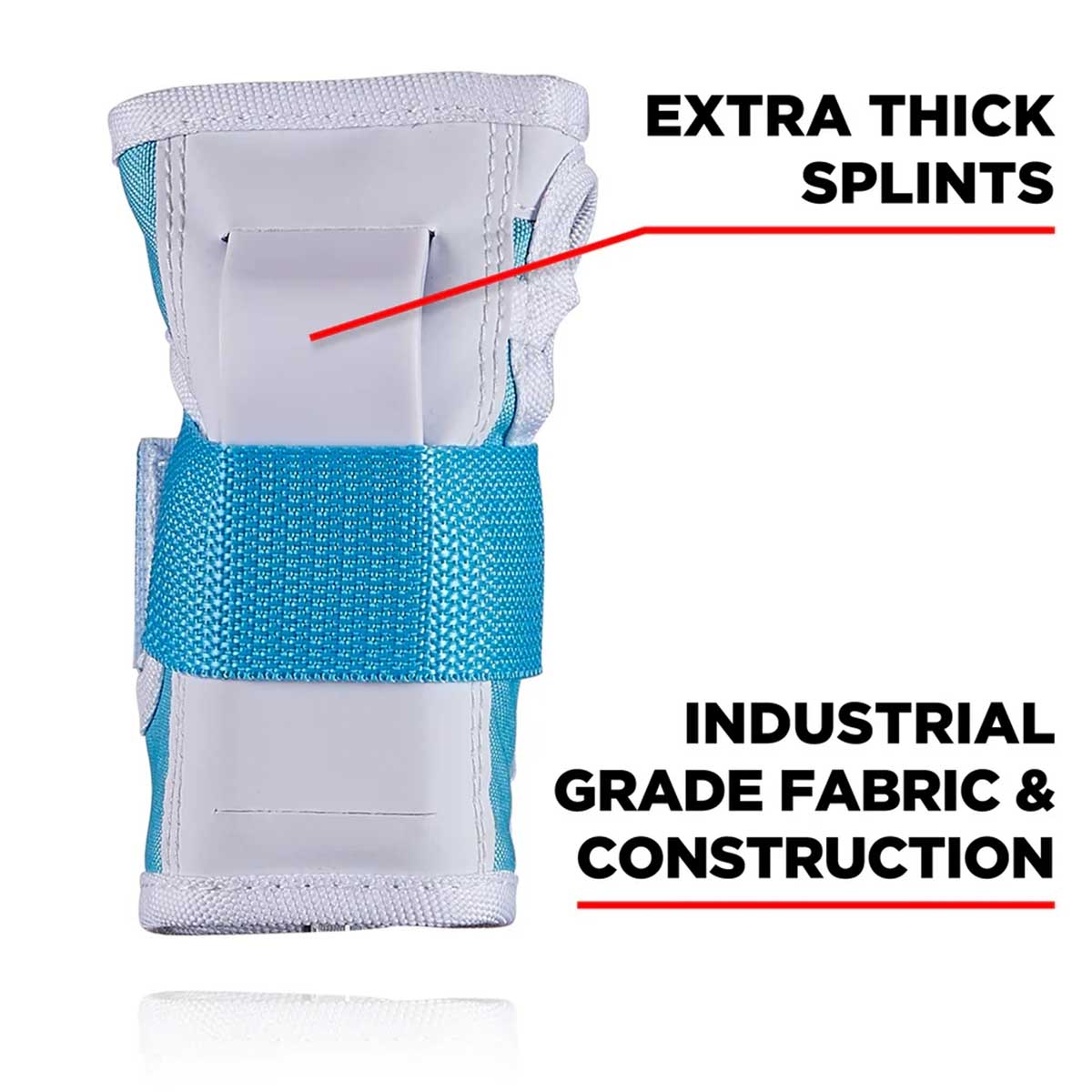 187 Junior Six Pack Pad Set Teal Wrist