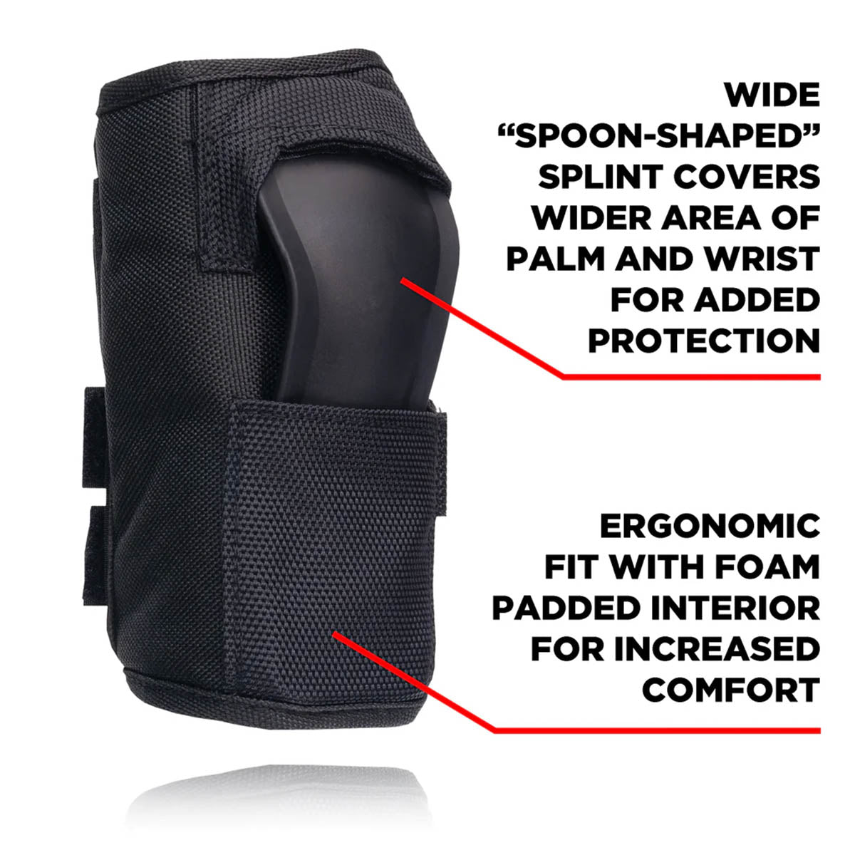 187 Pro Wrist Guards Black Details