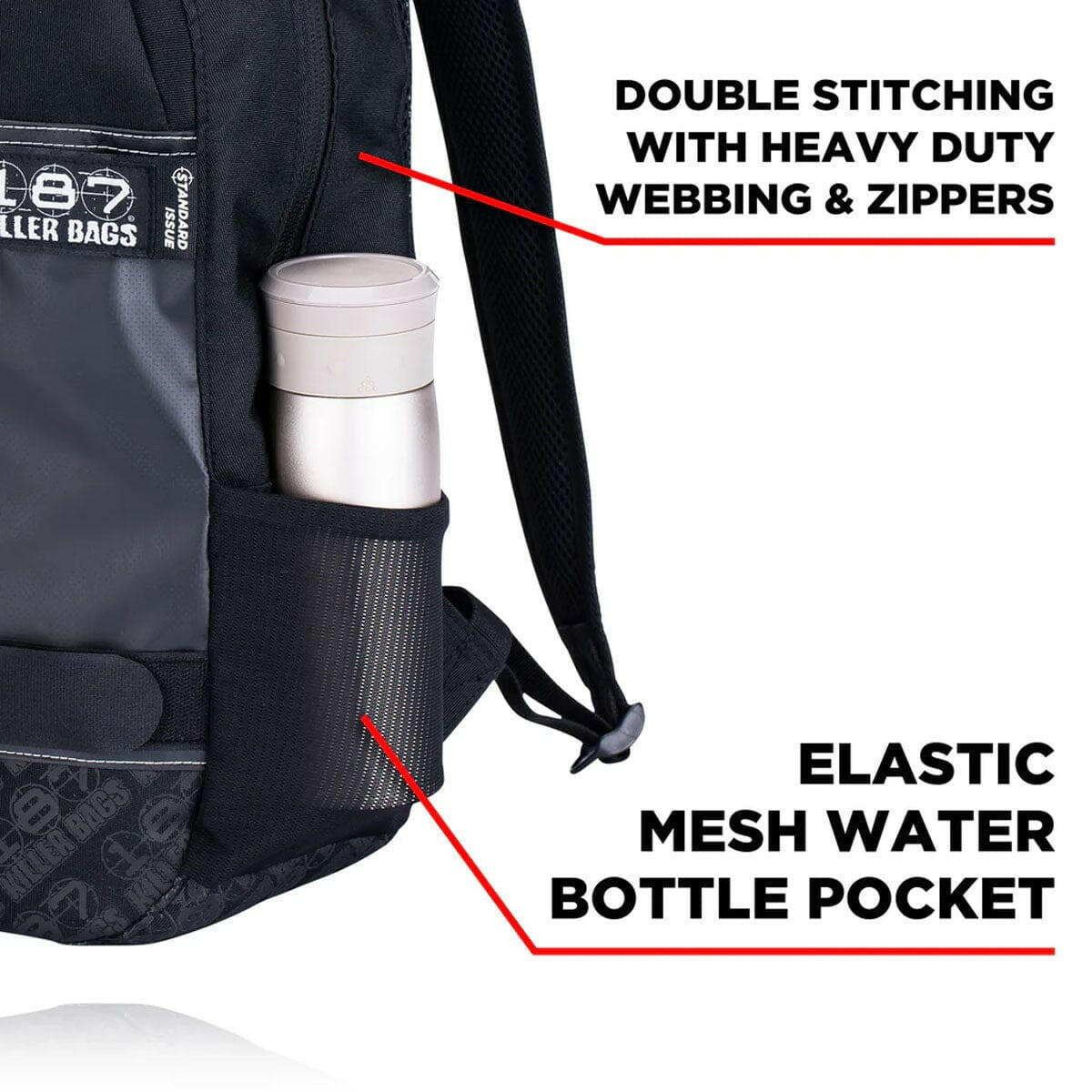 187 - Standard Issue Backpack Black.