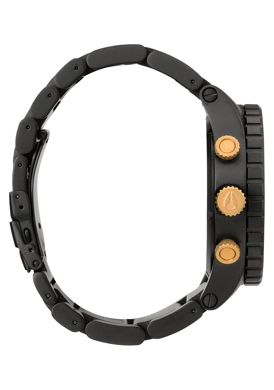 Nixon - 51-30 Chrono Watch Matte Black/Gold.