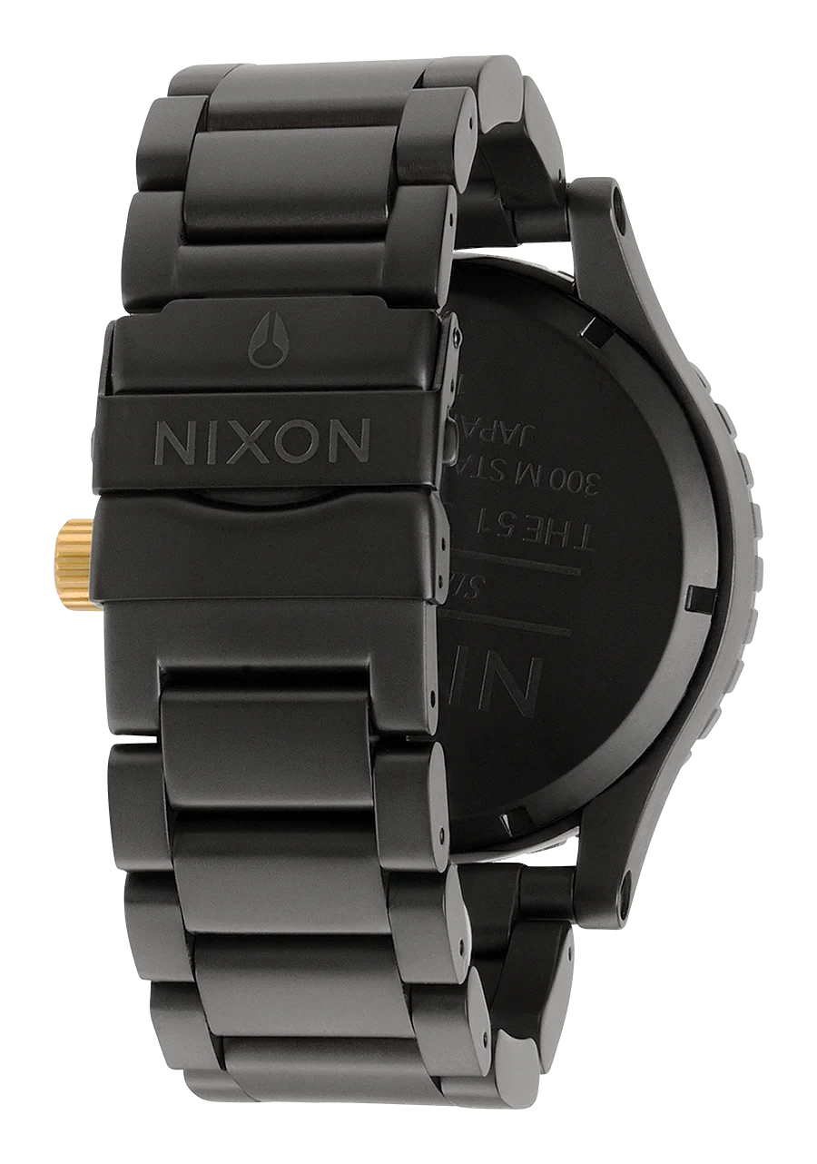 Nixon - 51-30 Chrono Watch Matte Black/Gold.