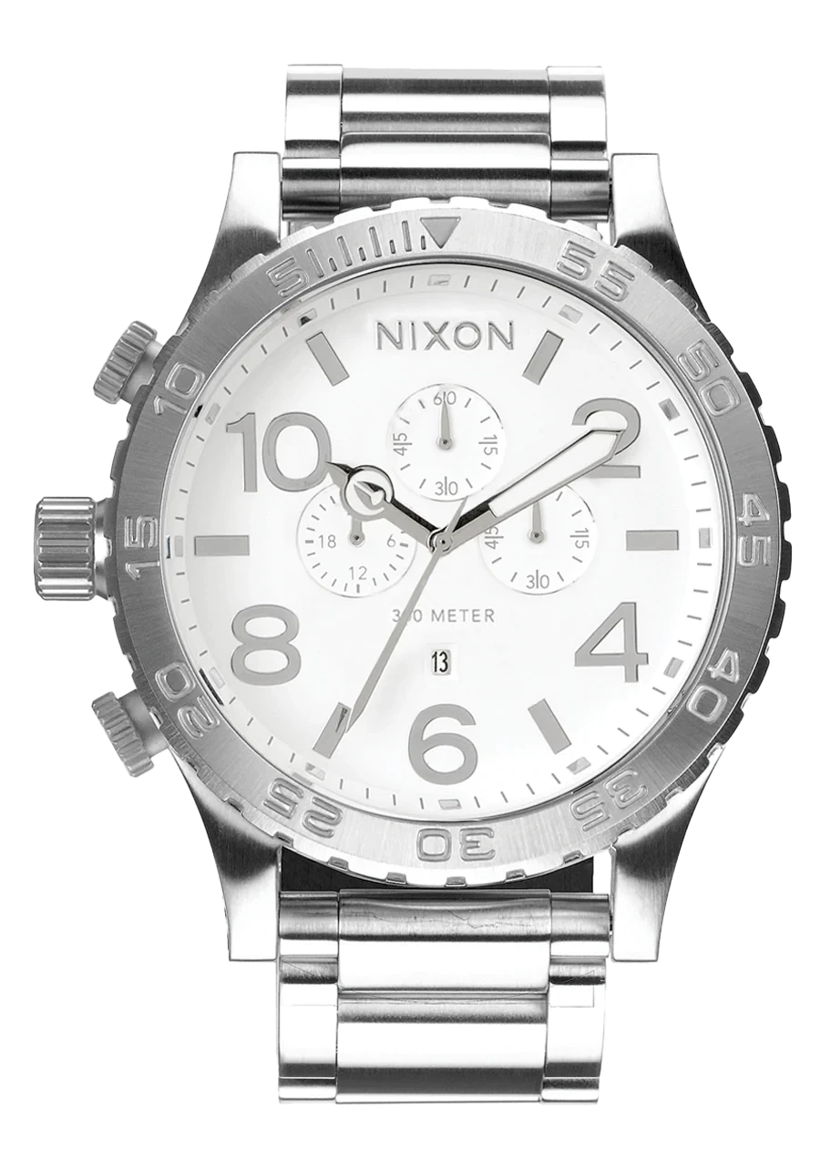 Nixon - 51-30 Chrono Watch High Polish/White.