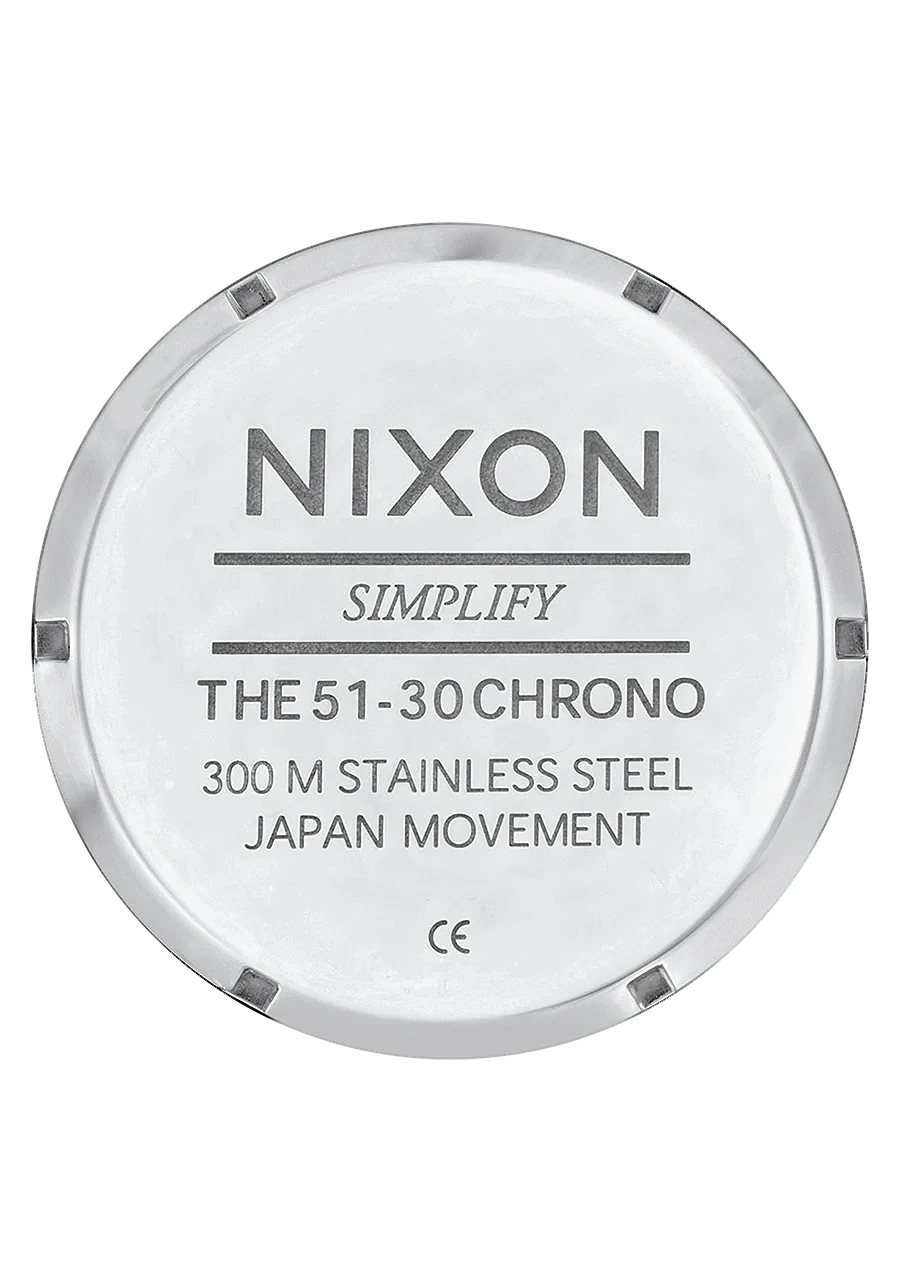 Nixon - 51-30 Chrono Watch High Polish/White.