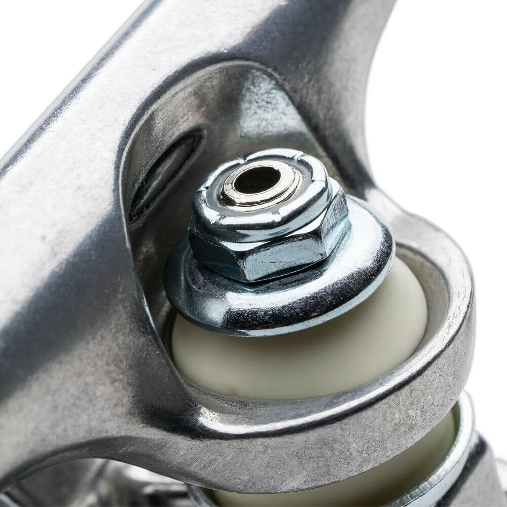 Ace - Polished Silver 60 AF1 Hollow Skateboard Trucks.