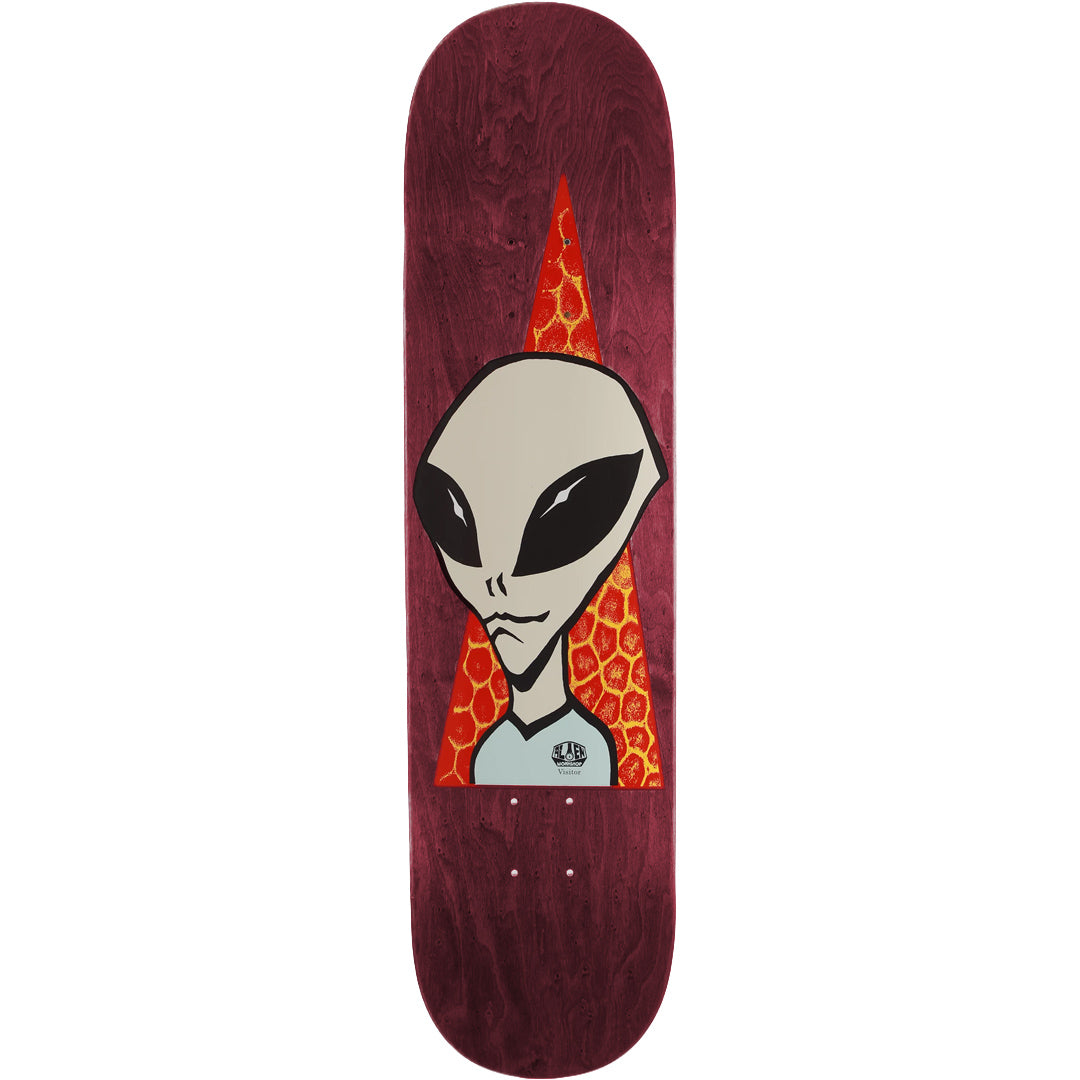 Alien Workshop Visitor Burgundy 7.75 Skateboard Deck