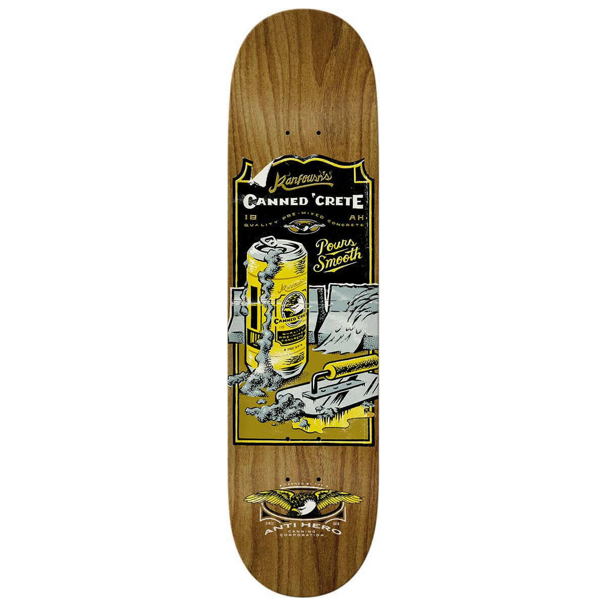 Anti Hero - Austin Kanfoush Canned Crete 8.25 Skateboard Deck.
