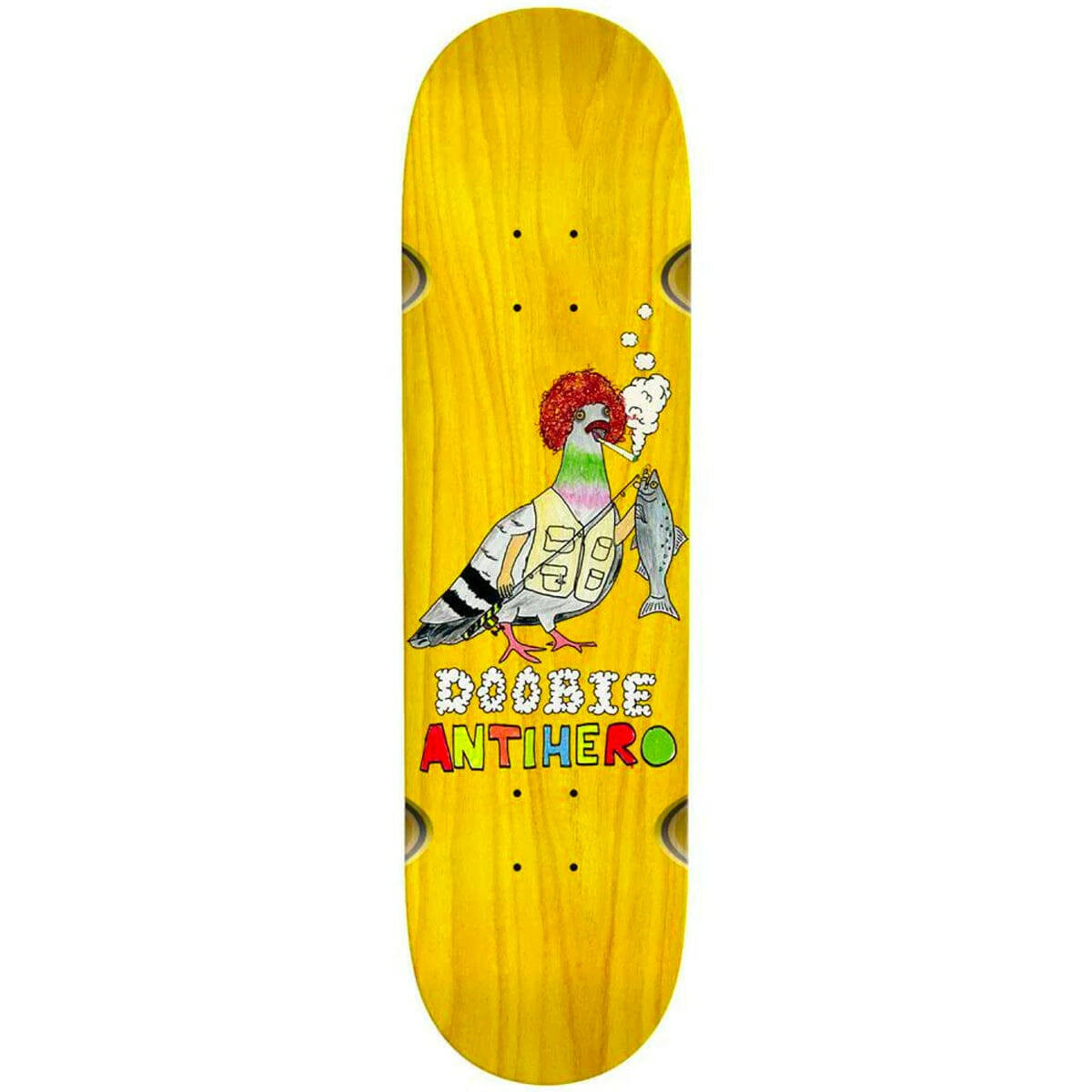 Anti Hero - Victor 'Doobie' Pellegrin Pigeon Vision 8.75 Skateboard Deck.