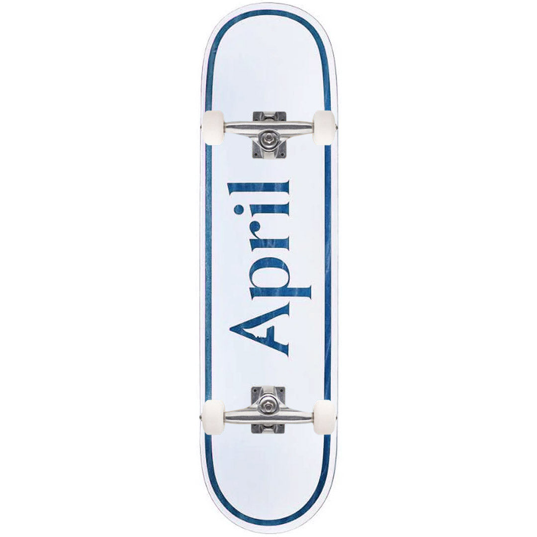 April Blue OG Logo Complete Skateboard