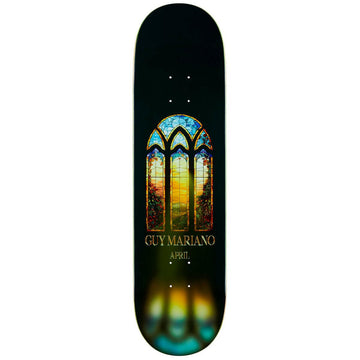 April - Guy Mariano Stainglass 8.38 Skateboard Deck.