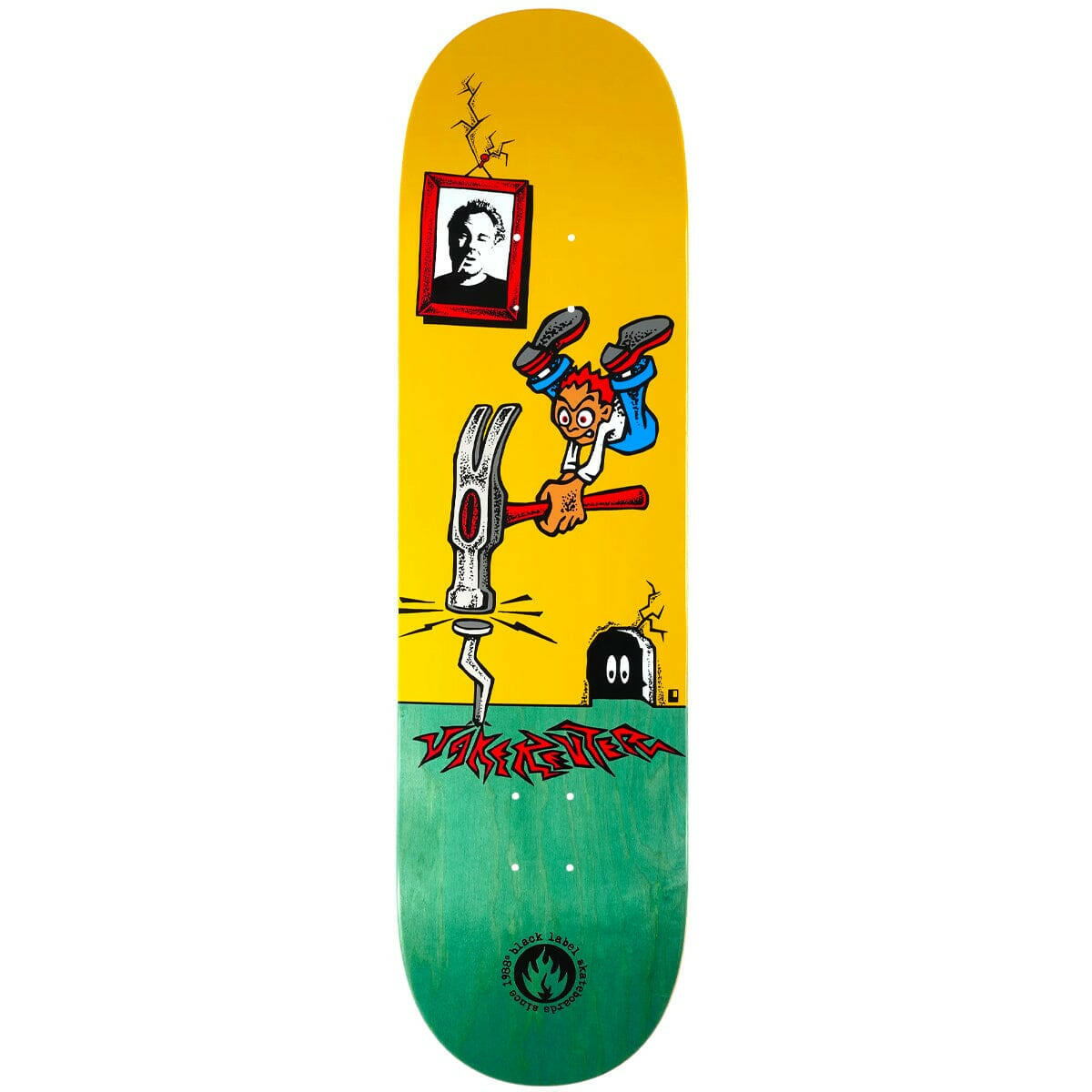 Black Label - Jake Reuter Hammertime 8.75 Skateboard Deck.