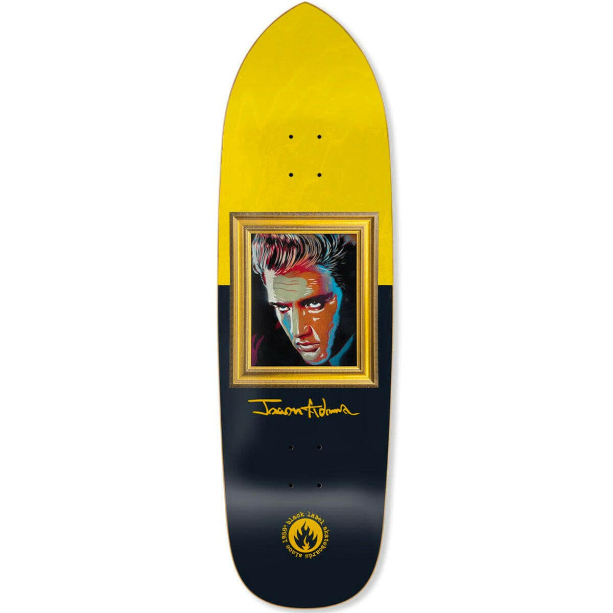 Black Label - Jason Adams All Shook Up 9.5 Skateboard Deck.