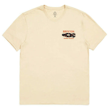 Brixton - Hubbard Tee Cream Worn Wash.