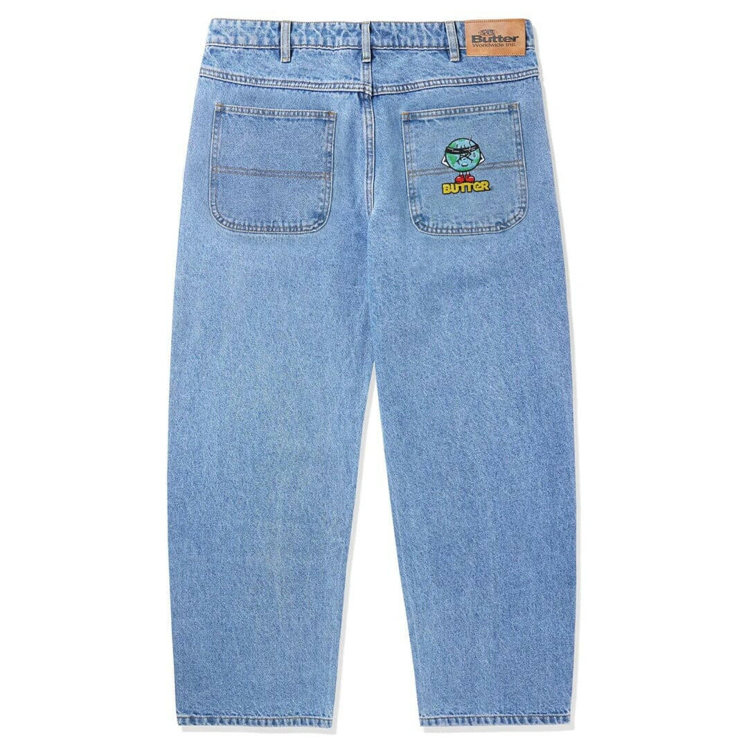 Butter Goods - Blindfold Denim Jeans Washed Indigo.