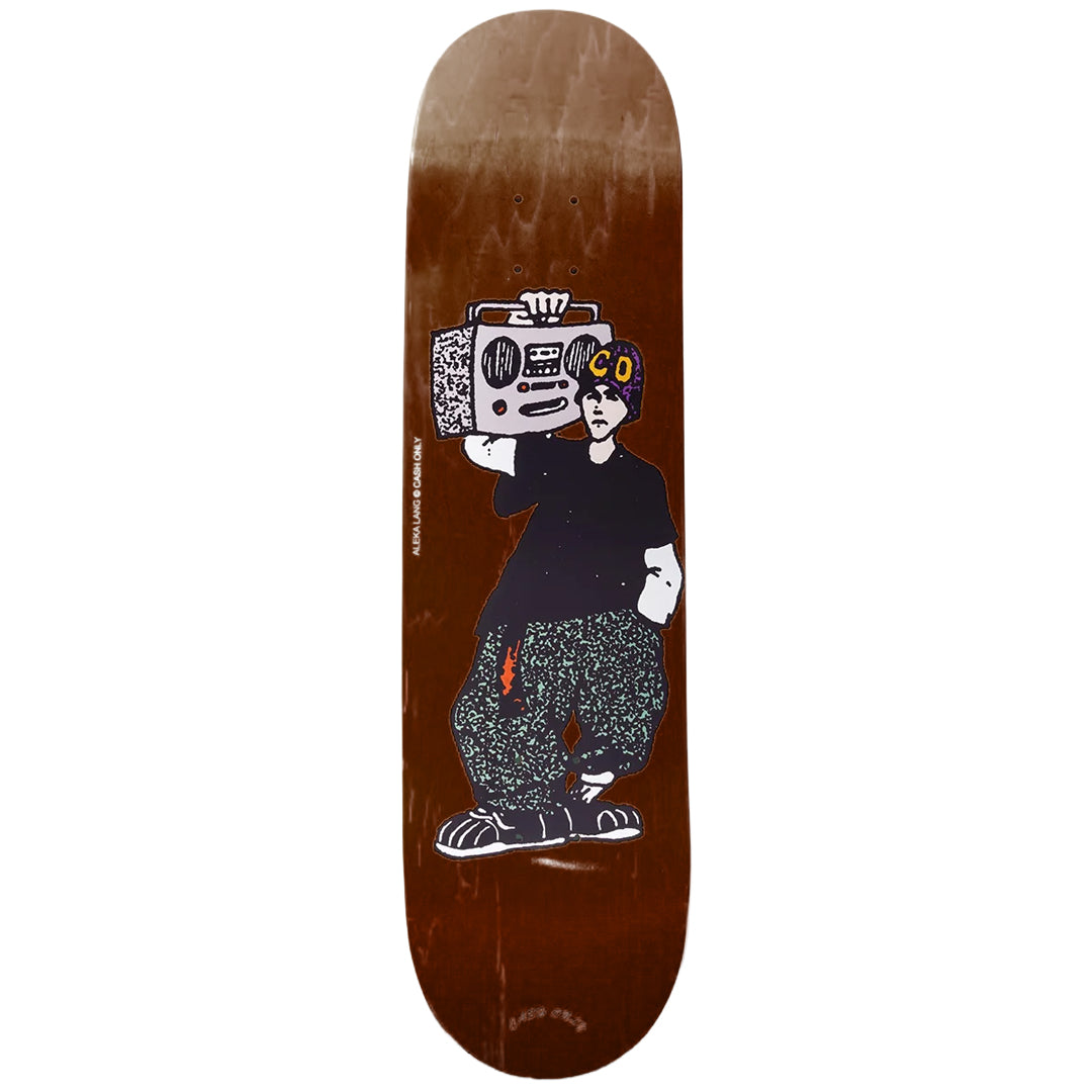 Cash Only - Aleka Lang 8.0 Skateboard Deck.