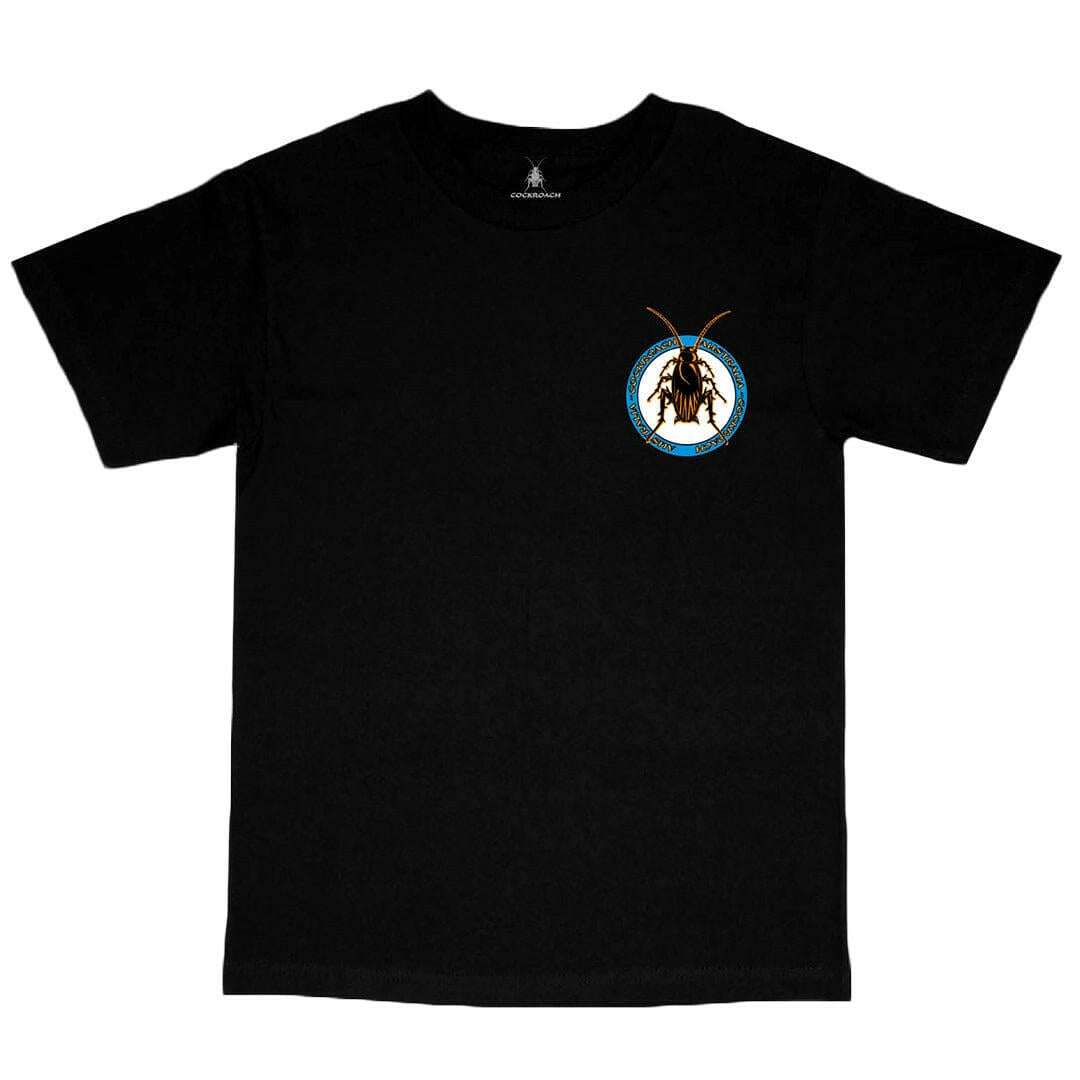 Cockroach - Classic Roach Tee Black/Orange/Blue.