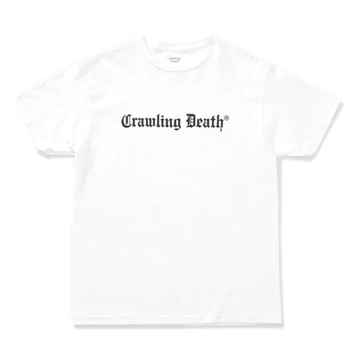 Crawling Death - Gothic Logo Tee White.