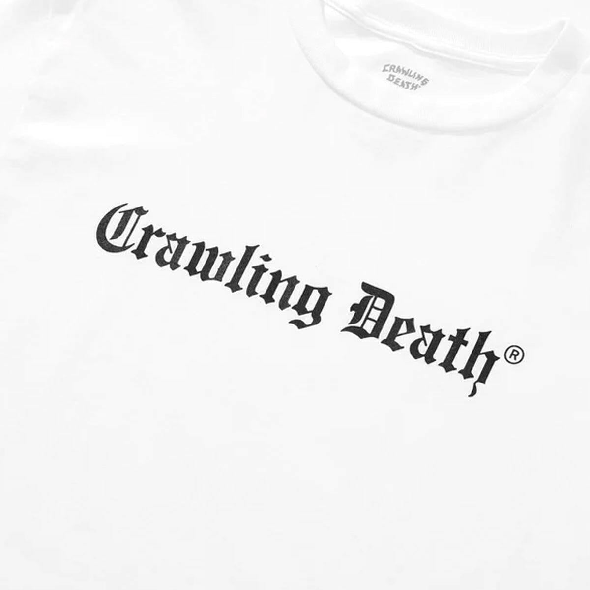 Crawling Death - Gothic Logo Tee White.