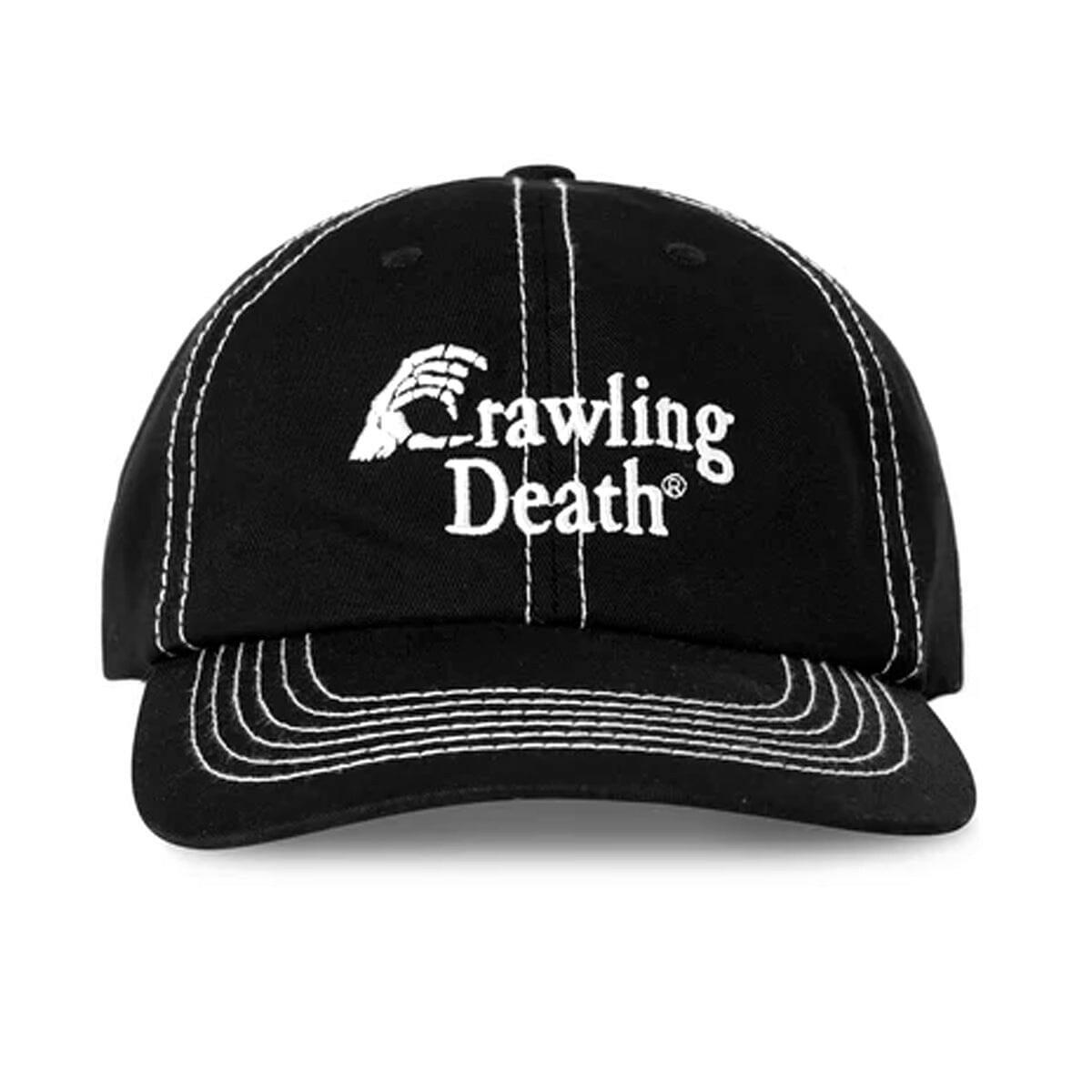 Crawling Death - Hand Logo Contrast Stitch Cap Black.
