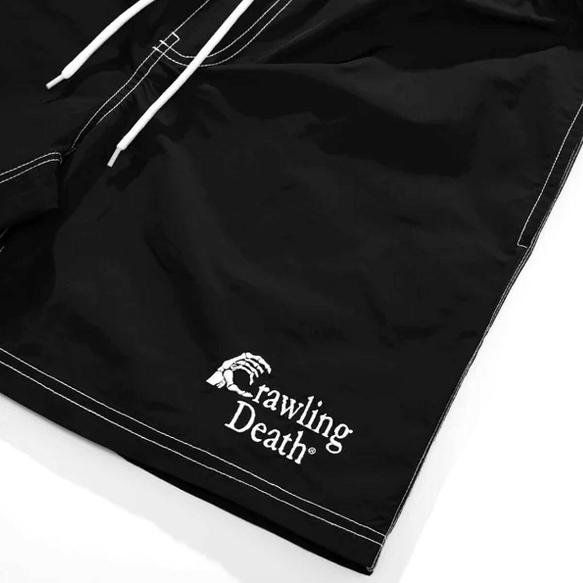 Crawling Death - Hand Logo Shorts Black.