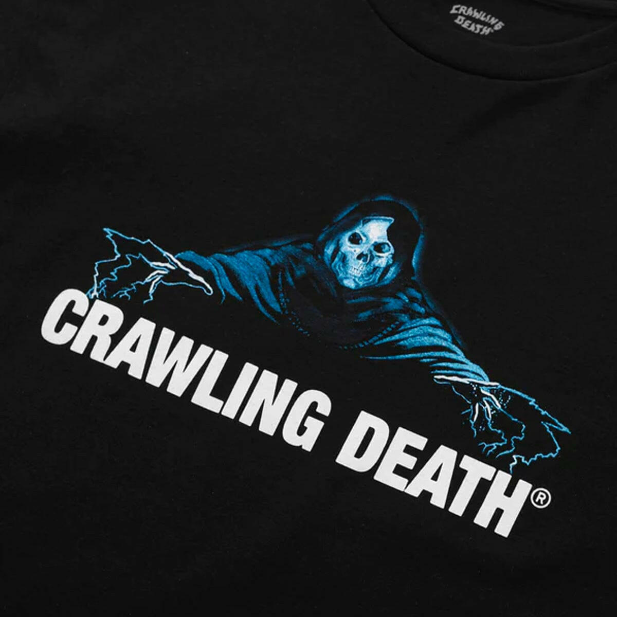 Crawling Death - Lightning Hands Tee Black.