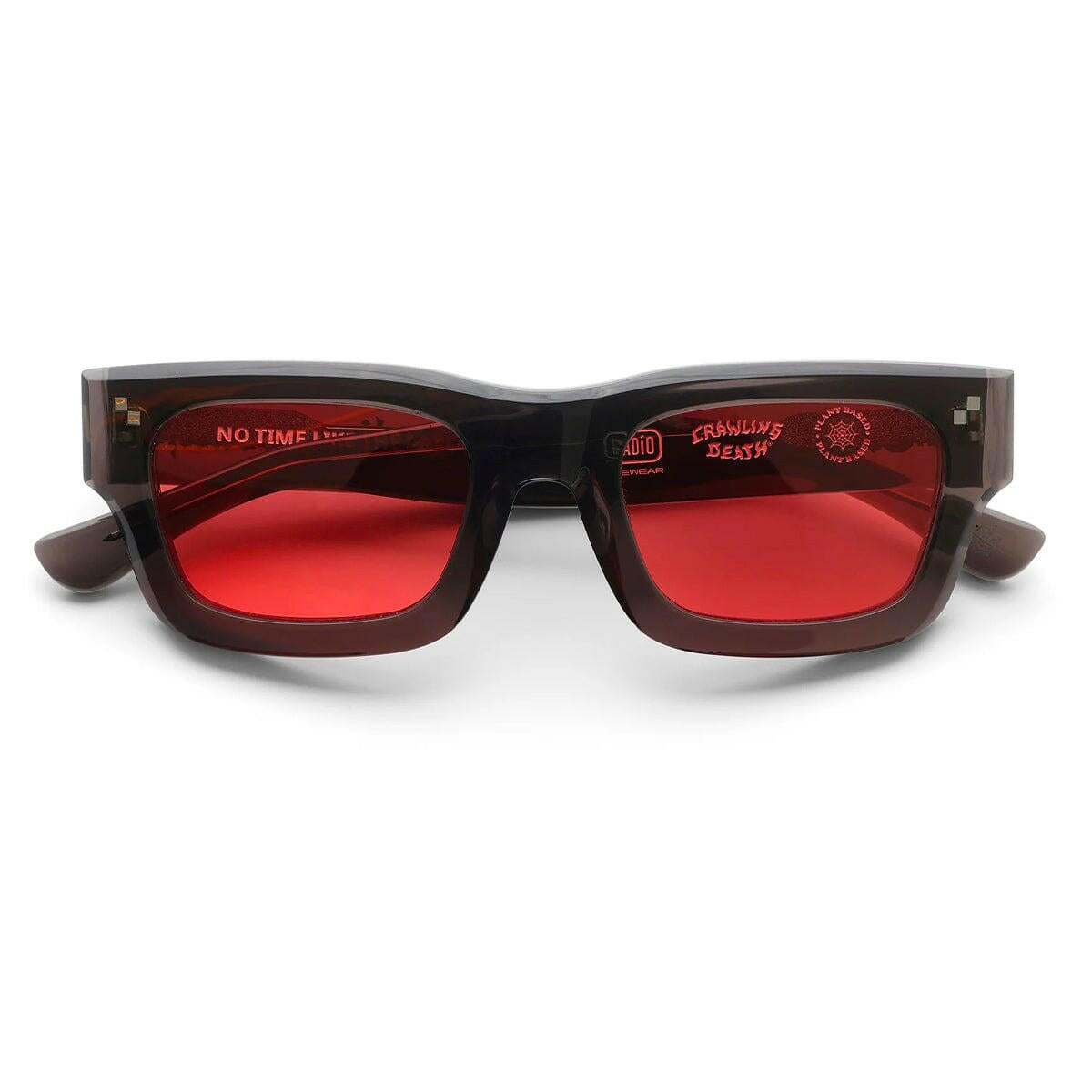Crawling Death - X Radio Eyewear Charcoal/Red.