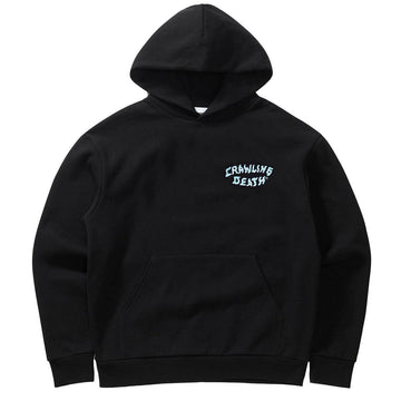 Crawling Death - Chrome Logo Hoodie Black.