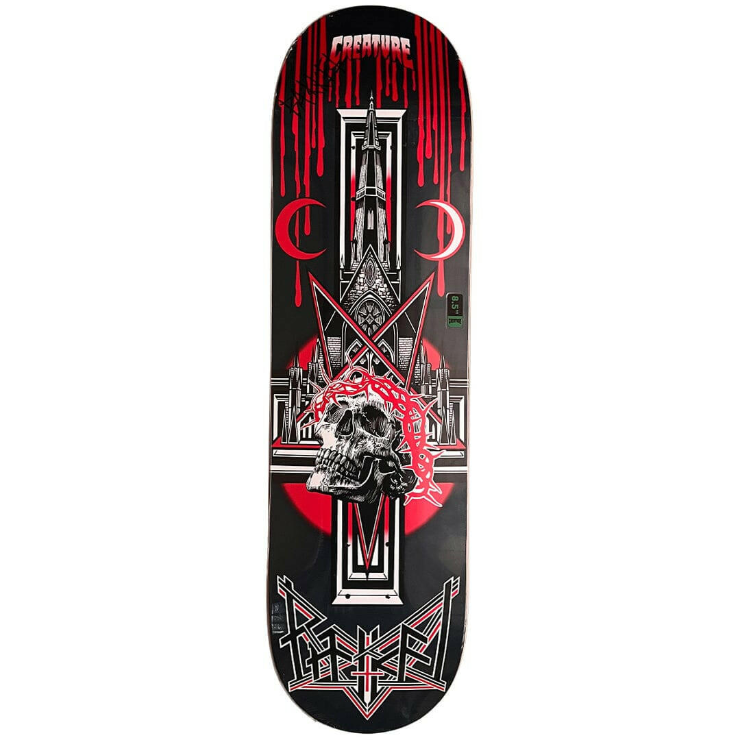 Creature - SIGNED Kevin Baekkel Metal XX 8.51 Skateboard Deck.