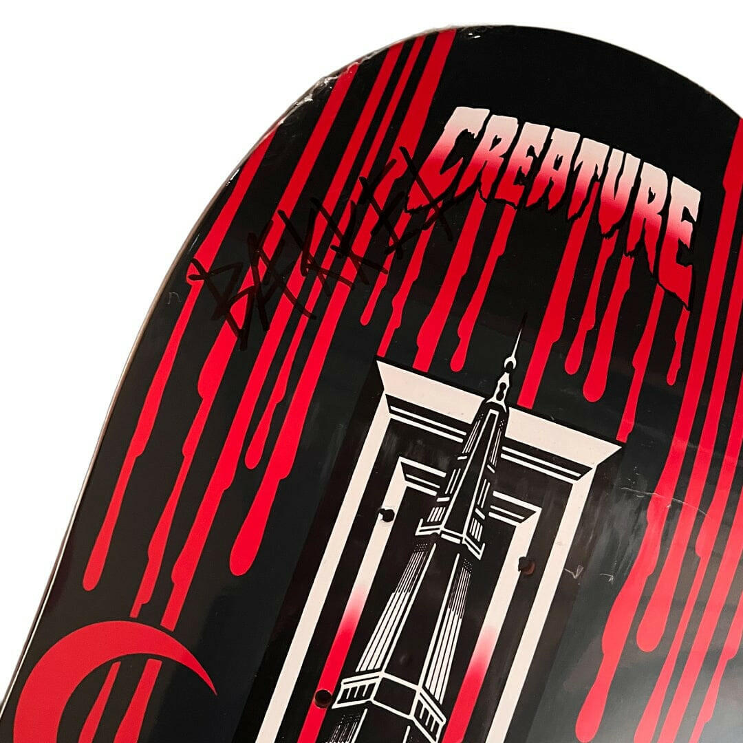 Creature - SIGNED Kevin Baekkel Metal XX 8.51 Skateboard Deck.