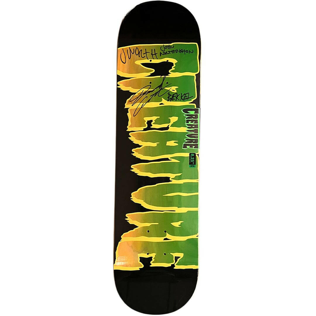 Creature - SIGNED Logo Outline Stumps 8.25 Skateboard Deck.