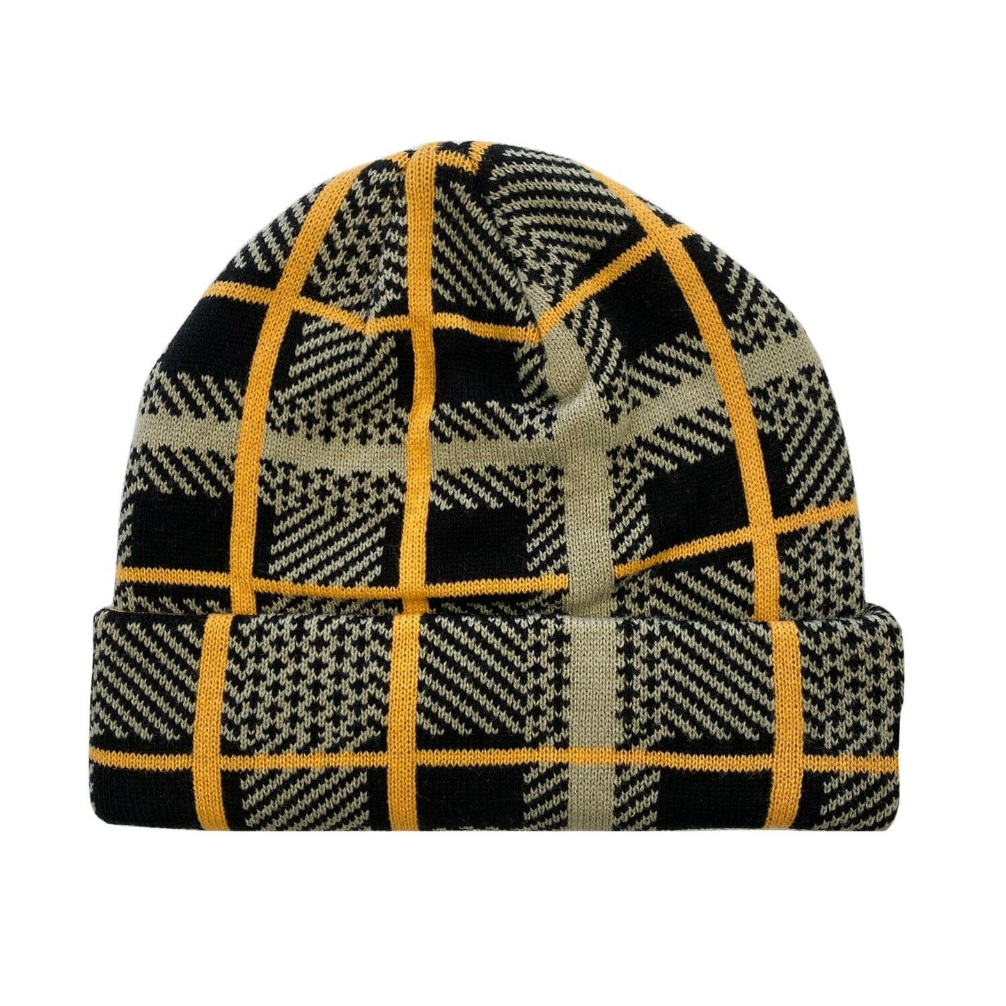 Dickies - Classic Label Plaid Beanie Desert Sand.