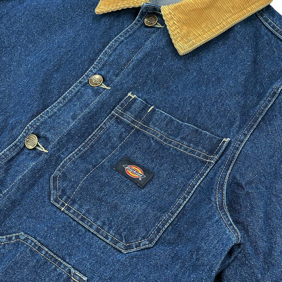 Dickies - Fair Oaks Denim Jacket Stone Washed Indigo.