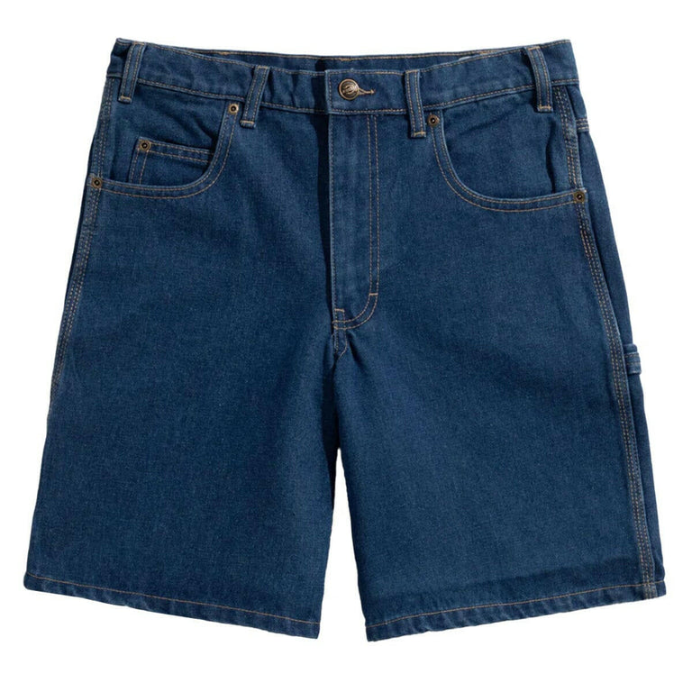 Dickies - DX200 Relaxed Fit Carpenter Denim Youth Shorts Stone Washed Indigo.